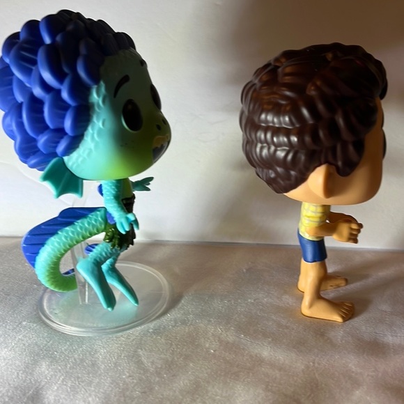 Funko Pops.  Disney/Pixar.  Funko Pop's, Luca Paguro and Luca as a Fish! - Picture 4 of 4
